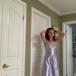 Purple grad dress